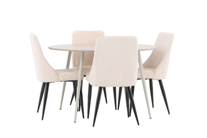 Venture Home Plaza Dining Table with Leone Dining Chair