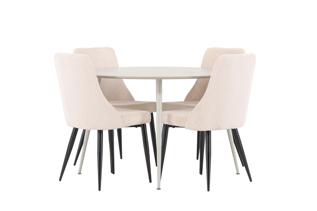 Venture Home Plaza Dining Table with Leone Dining Chair