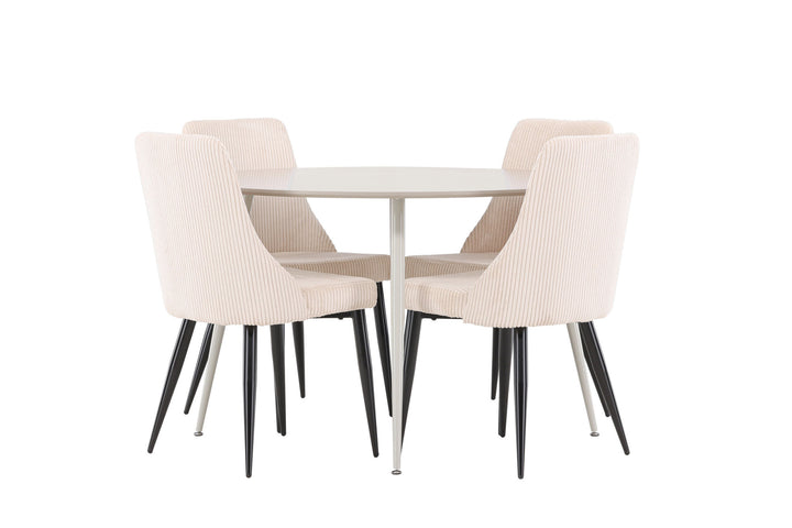 Venture Home Plaza Dining Table with Leone Dining Chair