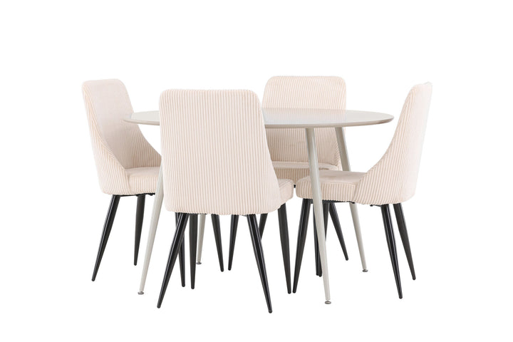 Venture Home Plaza Dining Table with Leone Dining Chair