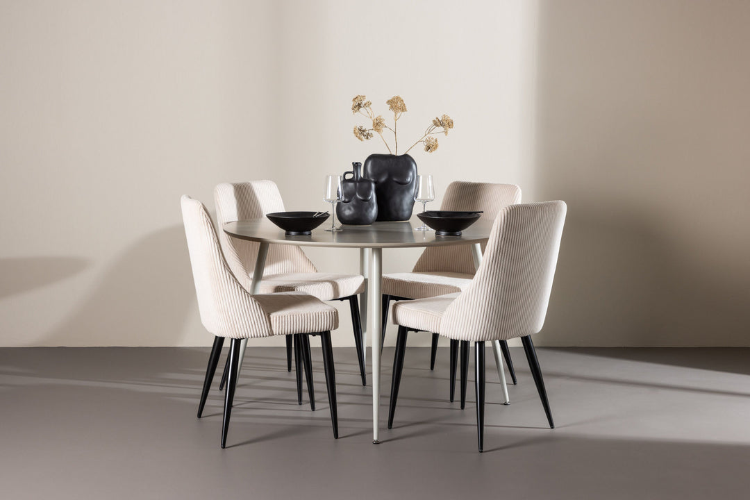Venture Home Plaza Dining Table with Leone Dining Chair