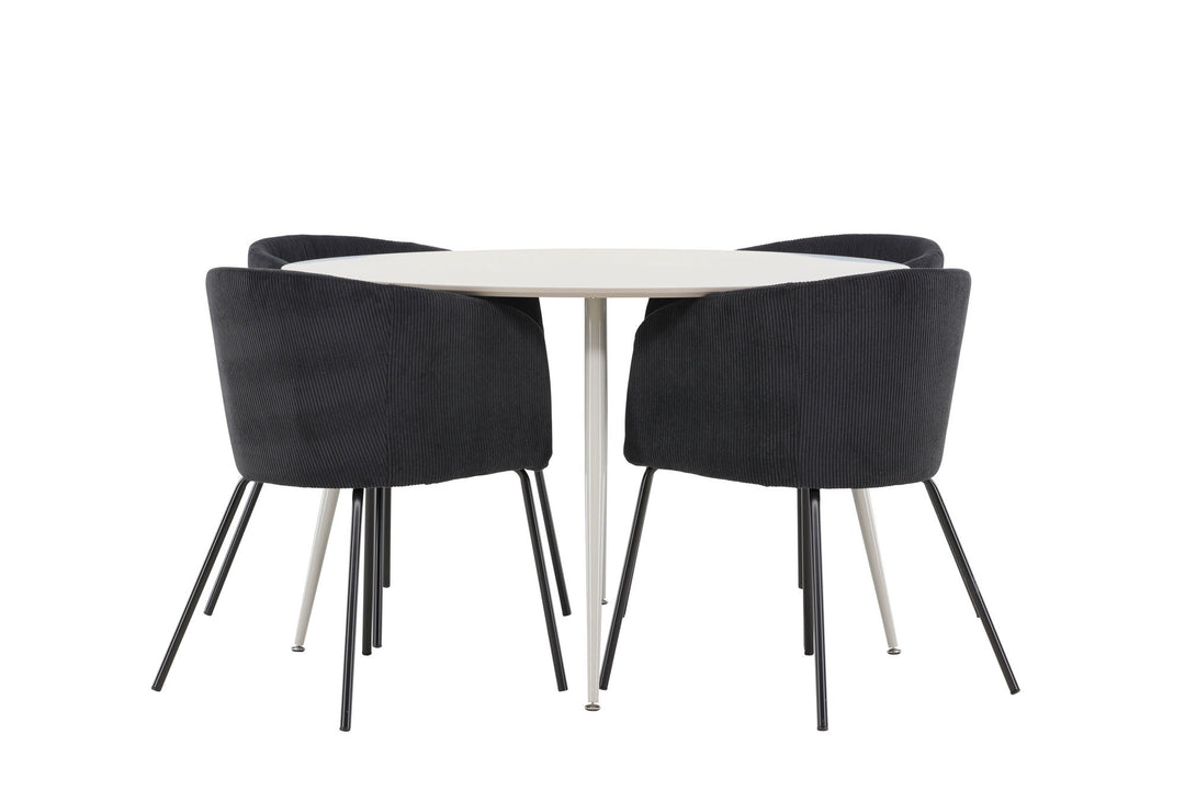Venture Home Plaza Dining Table with Berit Dining Chair