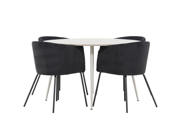 Venture Home Plaza Dining Table with Berit Dining Chair