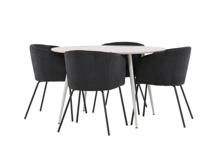 Venture Home Plaza Dining Table with Berit Dining Chair