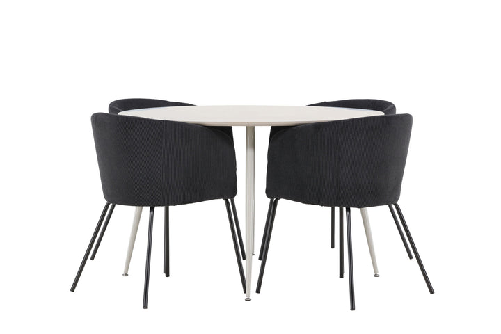 Venture Home Plaza Dining Table with Berit Dining Chair
