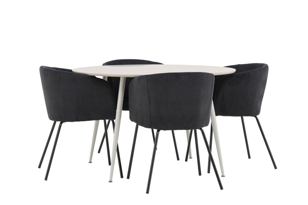Venture Home Plaza Dining Table with Berit Dining Chair
