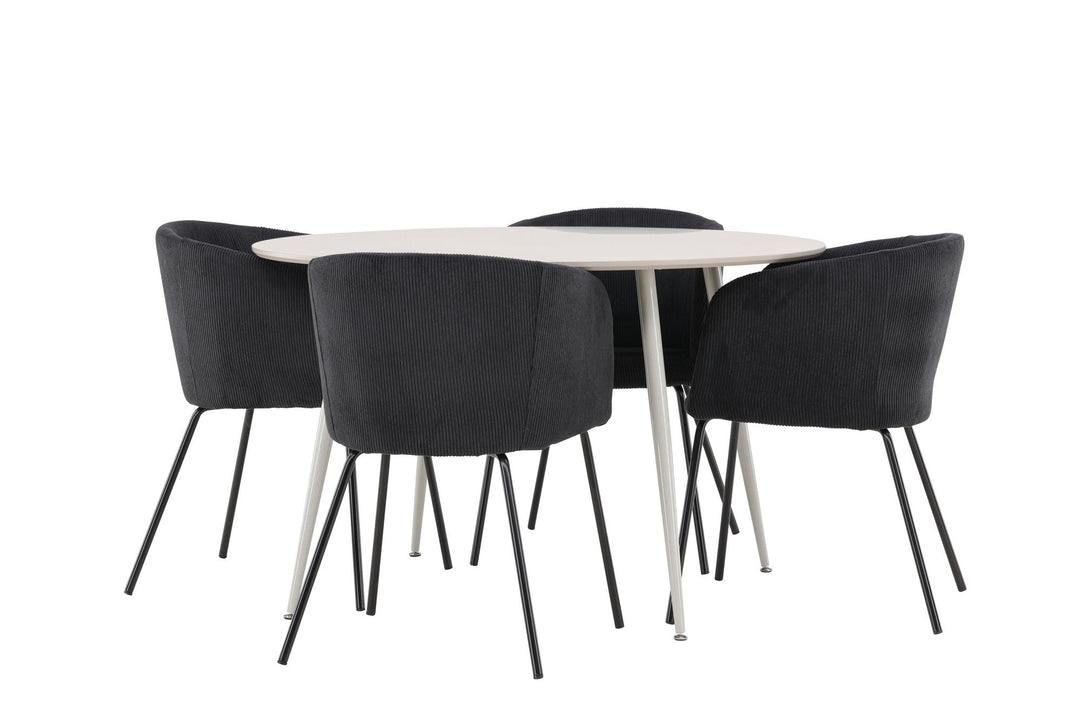 Venture Home Plaza Dining Table with Berit Dining Chair