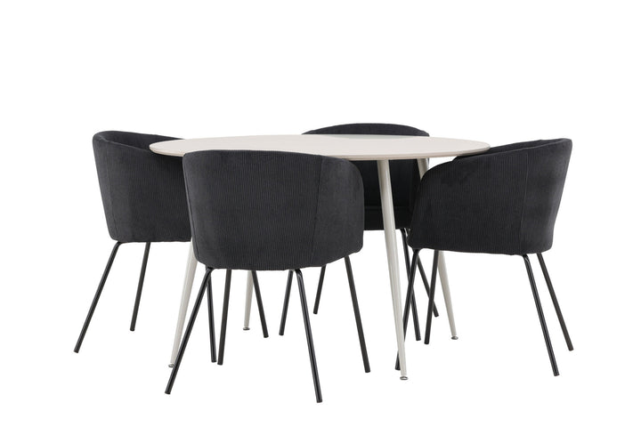 Venture Home Plaza Dining Table with Berit Dining Chair