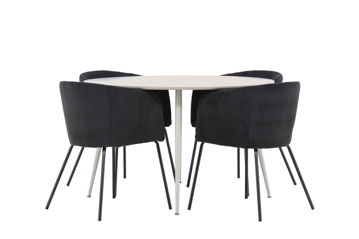 Venture Home Plaza Dining Table with Berit Dining Chair