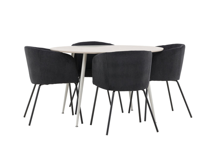 Venture Home Plaza Dining Table with Berit Dining Chair