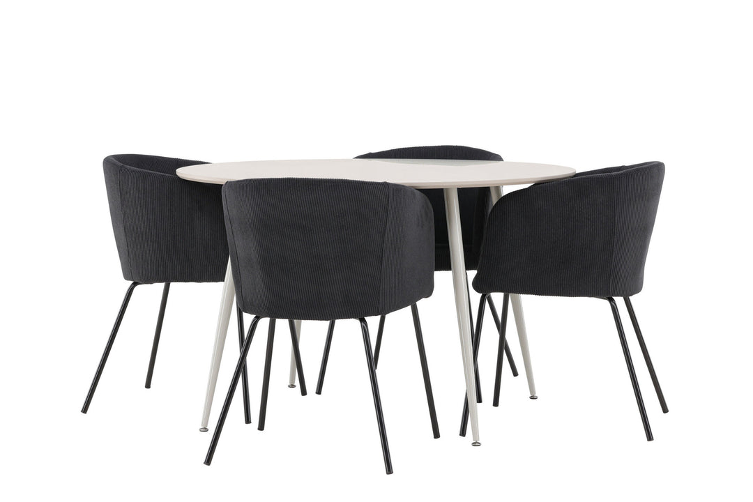 Venture Home Plaza Dining Table with Berit Dining Chair