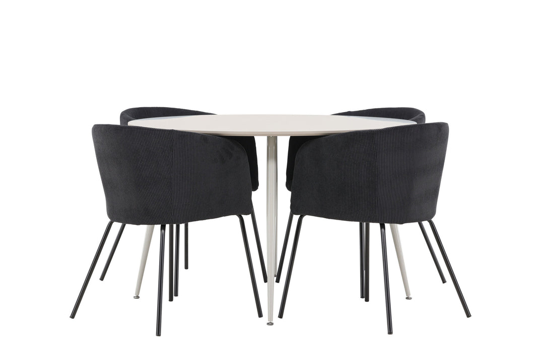 Venture Home Plaza Dining Table with Berit Dining Chair