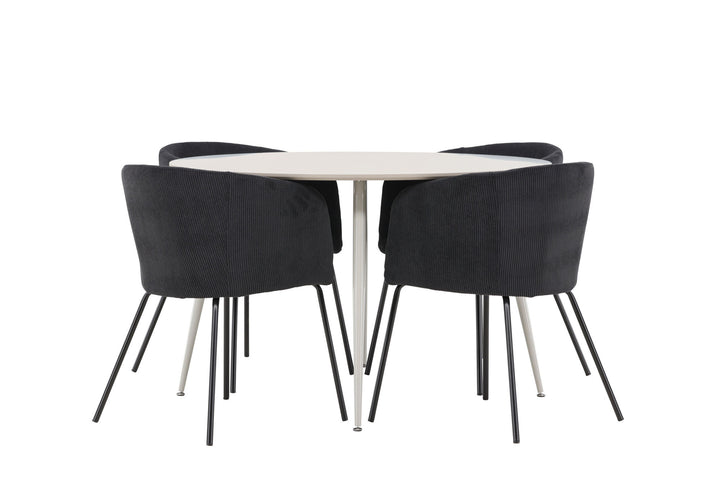 Venture Home Plaza Dining Table with Berit Dining Chair