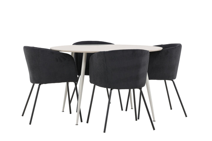 Venture Home Plaza Dining Table with Berit Dining Chair