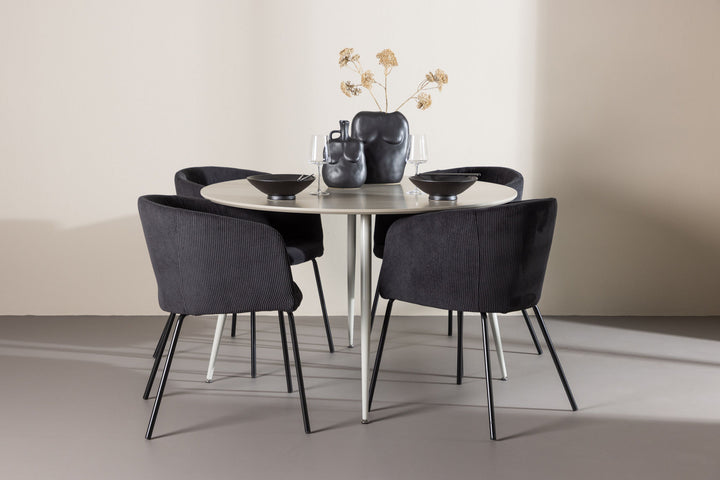 Venture Home Plaza Dining Table with Berit Dining Chair