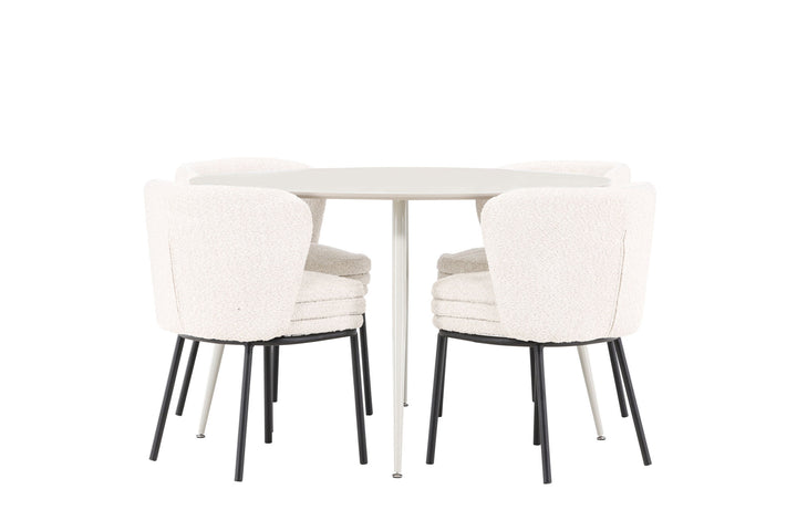 Venture Home Plaza Dining Table with Agnes Dining Chair