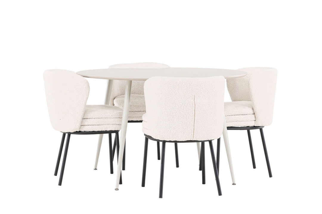 Venture Home Plaza Dining Table with Agnes Dining Chair