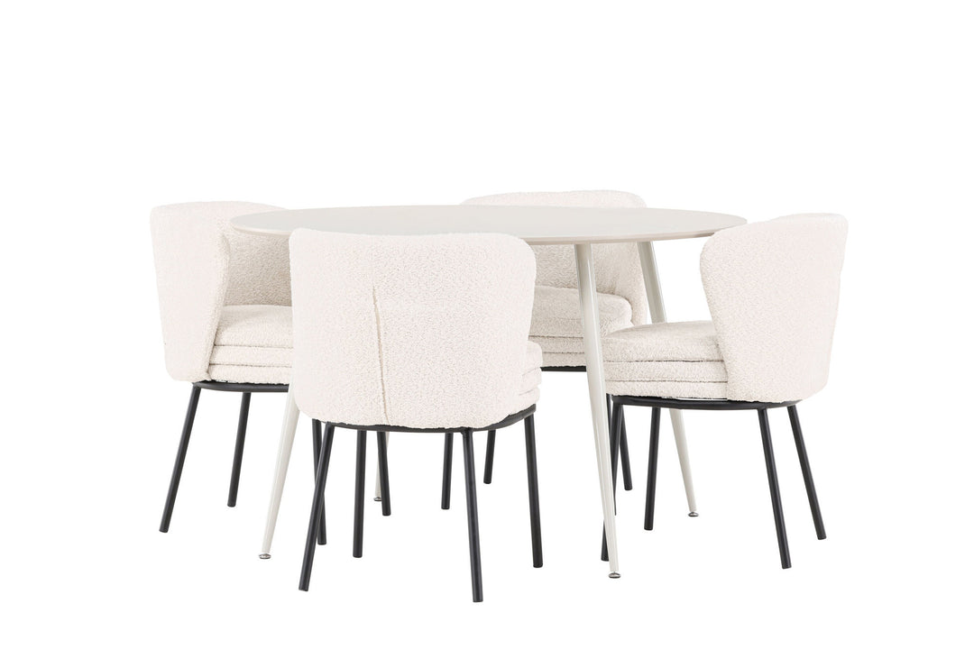 Venture Home Plaza Dining Table with Agnes Dining Chair