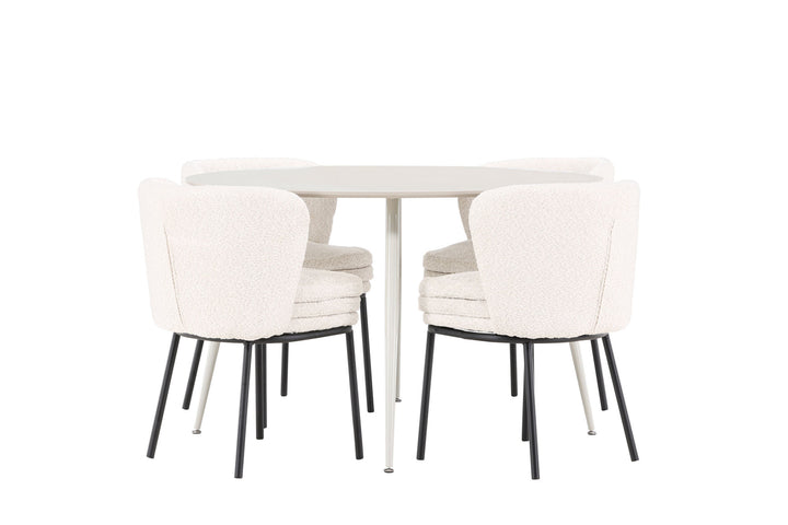 Venture Home Plaza Dining Table with Agnes Dining Chair