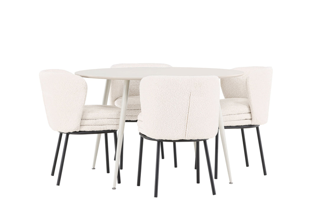 Venture Home Plaza Dining Table with Agnes Dining Chair