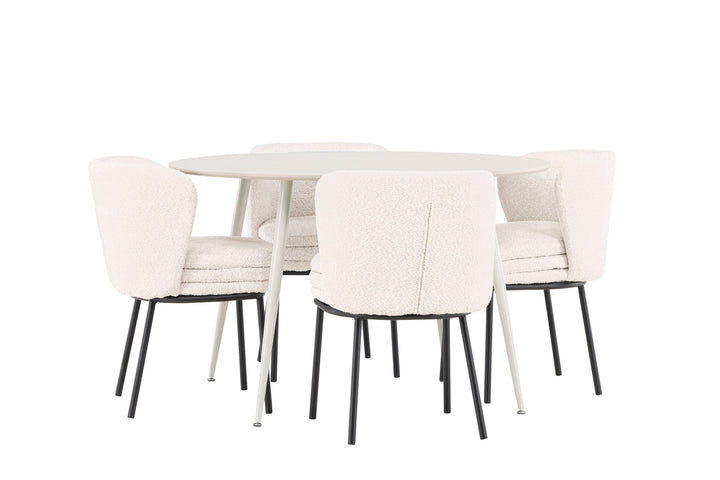 Venture Home Plaza Dining Table with Agnes Dining Chair