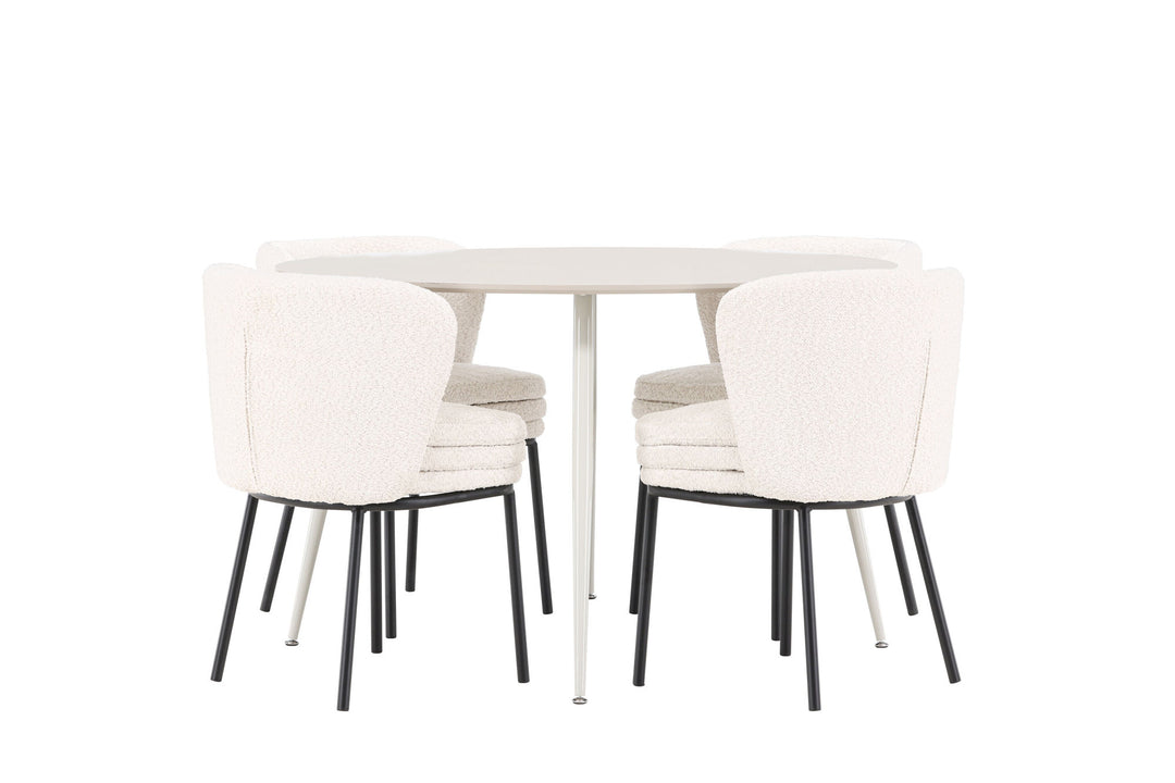 Venture Home Plaza Dining Table with Agnes Dining Chair
