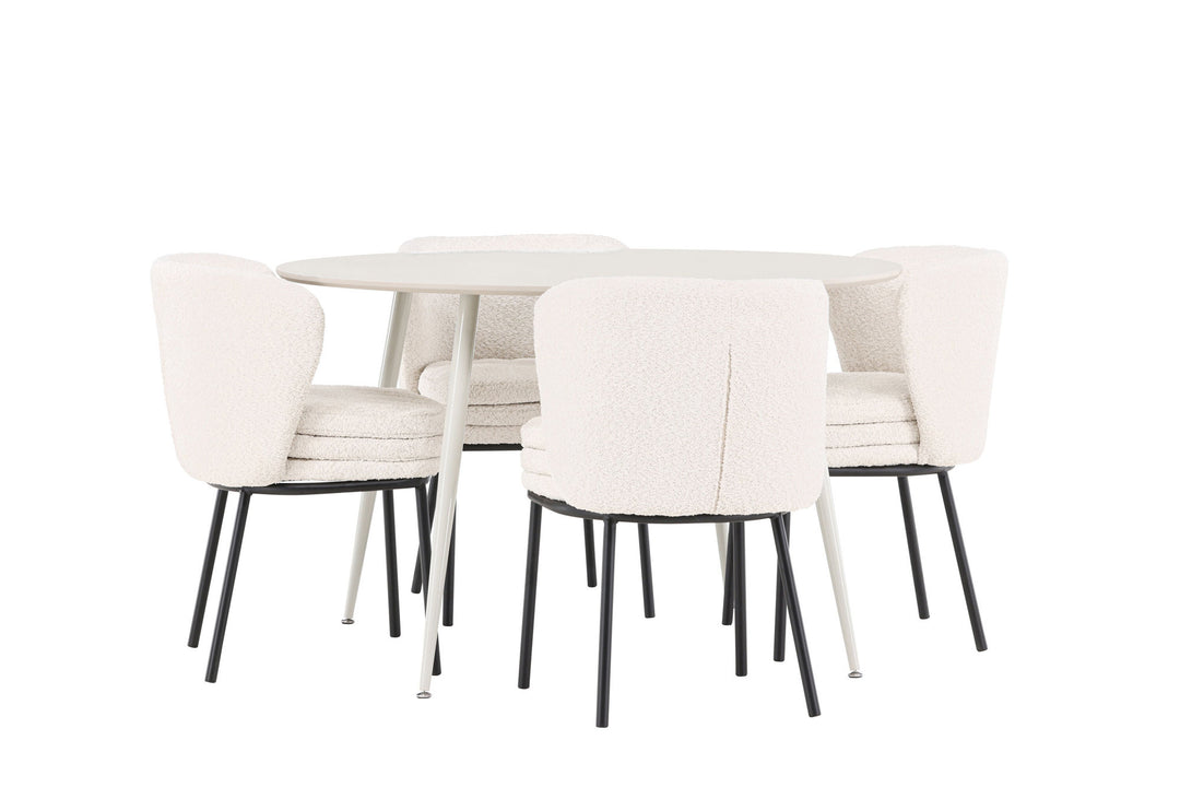 Venture Home Plaza Dining Table with Agnes Dining Chair