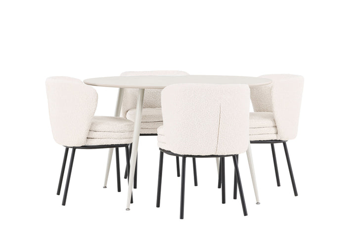 Venture Home Plaza Dining Table with Agnes Dining Chair