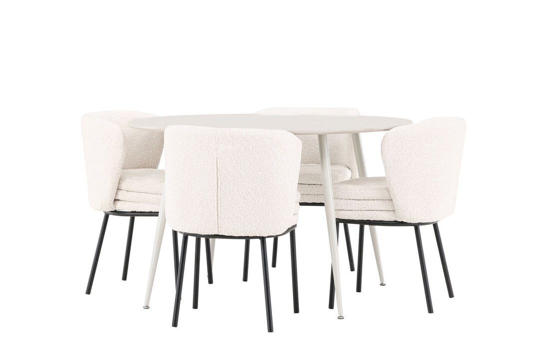 Venture Home Plaza Dining Table with Agnes Dining Chair
