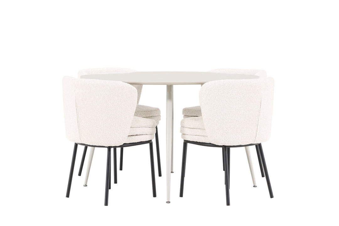 Venture Home Plaza Dining Table with Agnes Dining Chair