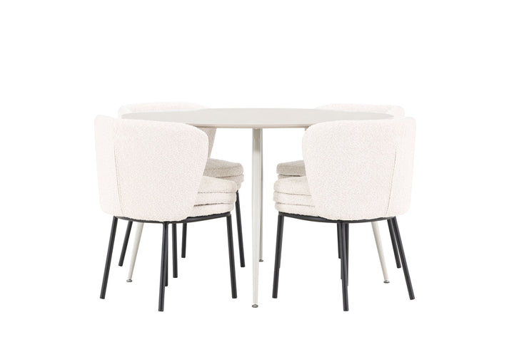 Venture Home Plaza Dining Table with Agnes Dining Chair