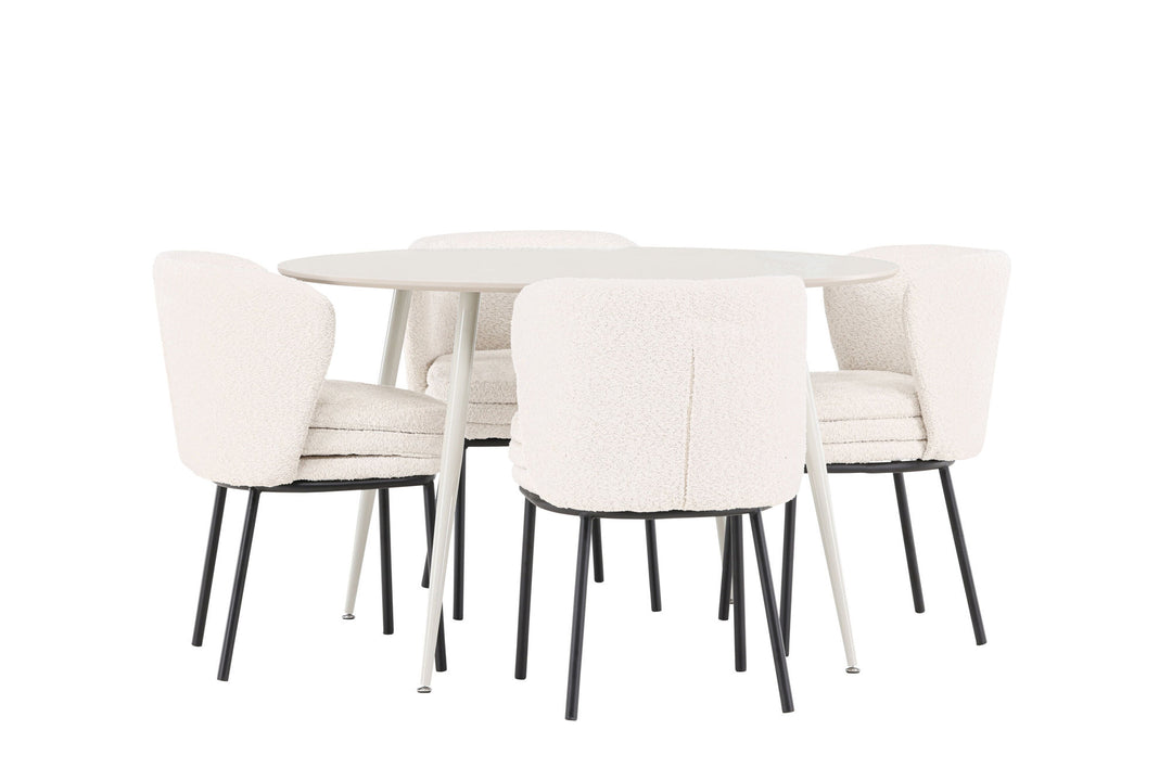Venture Home Plaza Dining Table with Agnes Dining Chair