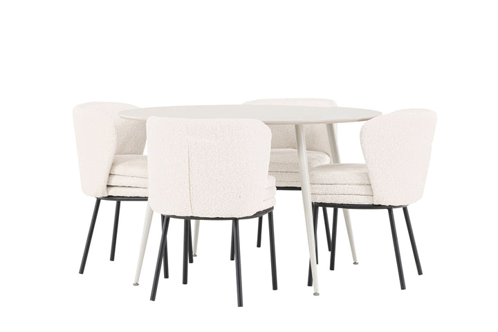 Venture Home Plaza Dining Table with Agnes Dining Chair