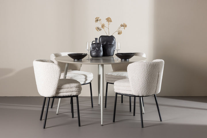 Venture Home Plaza Dining Table with Agnes Dining Chair