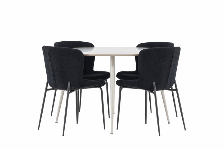 Venture Home Plaza Dining Table with Modesto Dining Chair