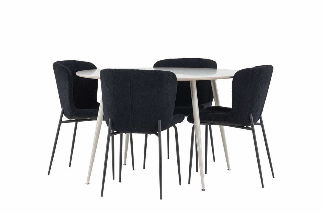 Venture Home Plaza Dining Table with Modesto Dining Chair