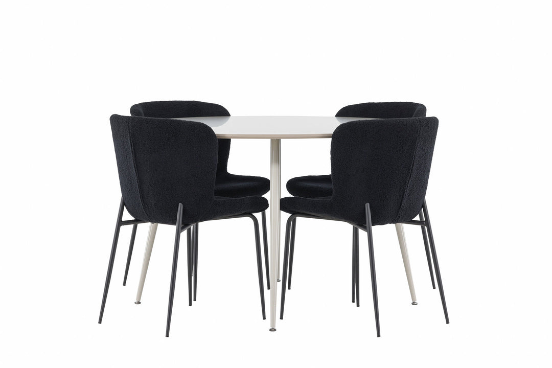 Venture Home Plaza Dining Table with Modesto Dining Chair