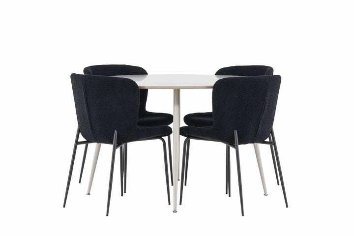 Venture Home Plaza Dining Table with Modesto Dining Chair