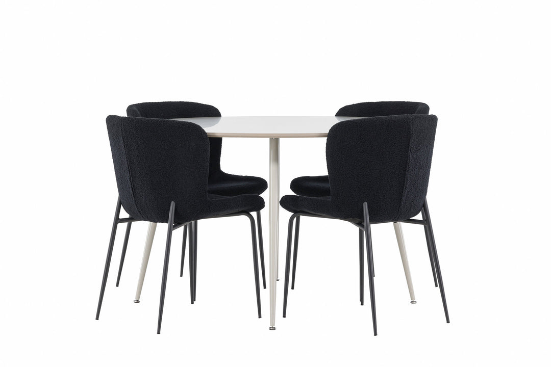 Venture Home Plaza Dining Table with Modesto Dining Chair