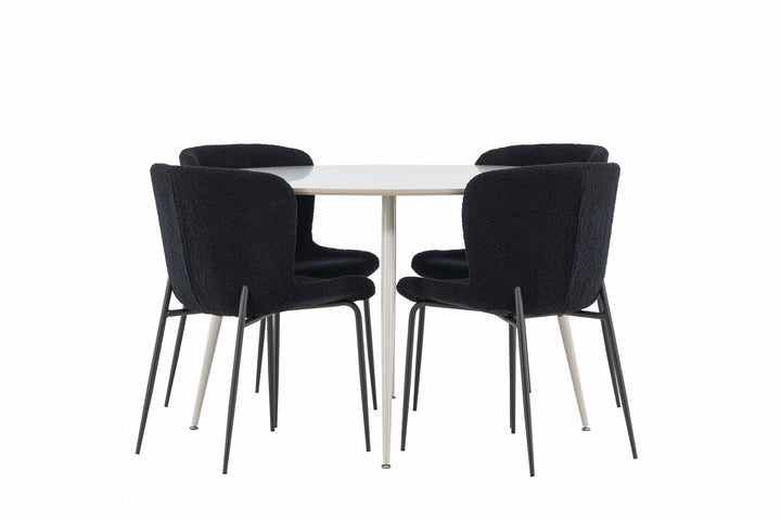 Venture Home Plaza Dining Table with Modesto Dining Chair