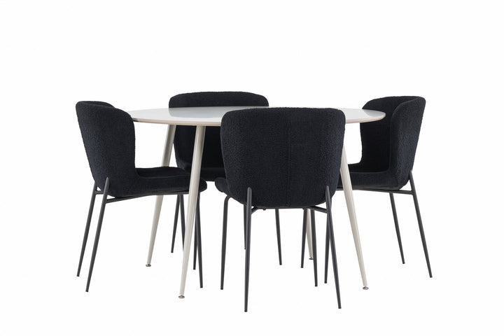 Venture Home Plaza Dining Table with Modesto Dining Chair