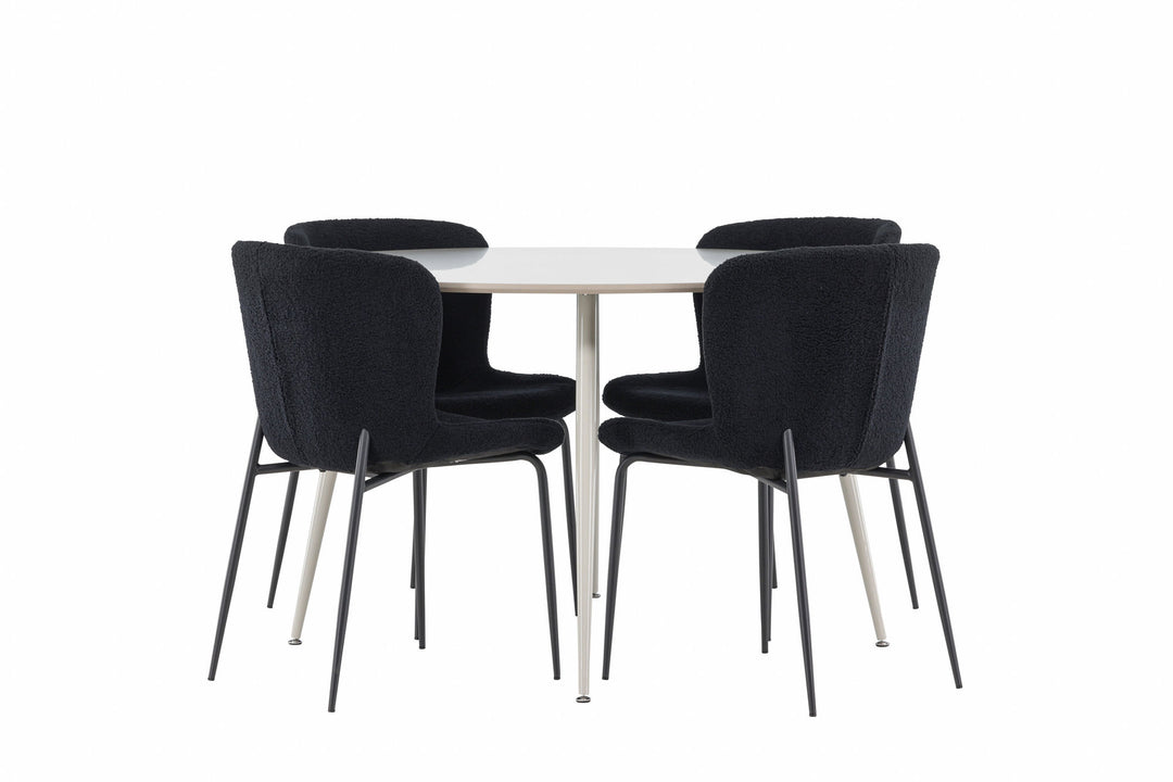 Venture Home Plaza Dining Table with Modesto Dining Chair