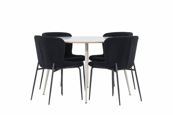 Venture Home Plaza Dining Table with Modesto Dining Chair