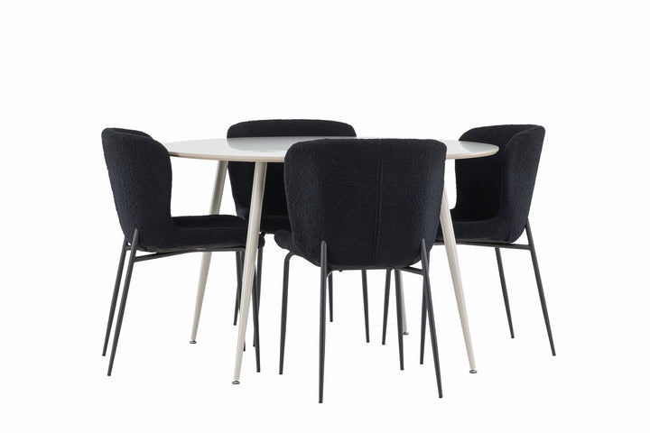 Venture Home Plaza Dining Table with Modesto Dining Chair