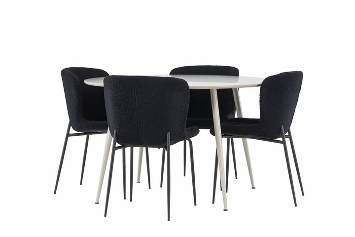 Venture Home Plaza Dining Table with Modesto Dining Chair