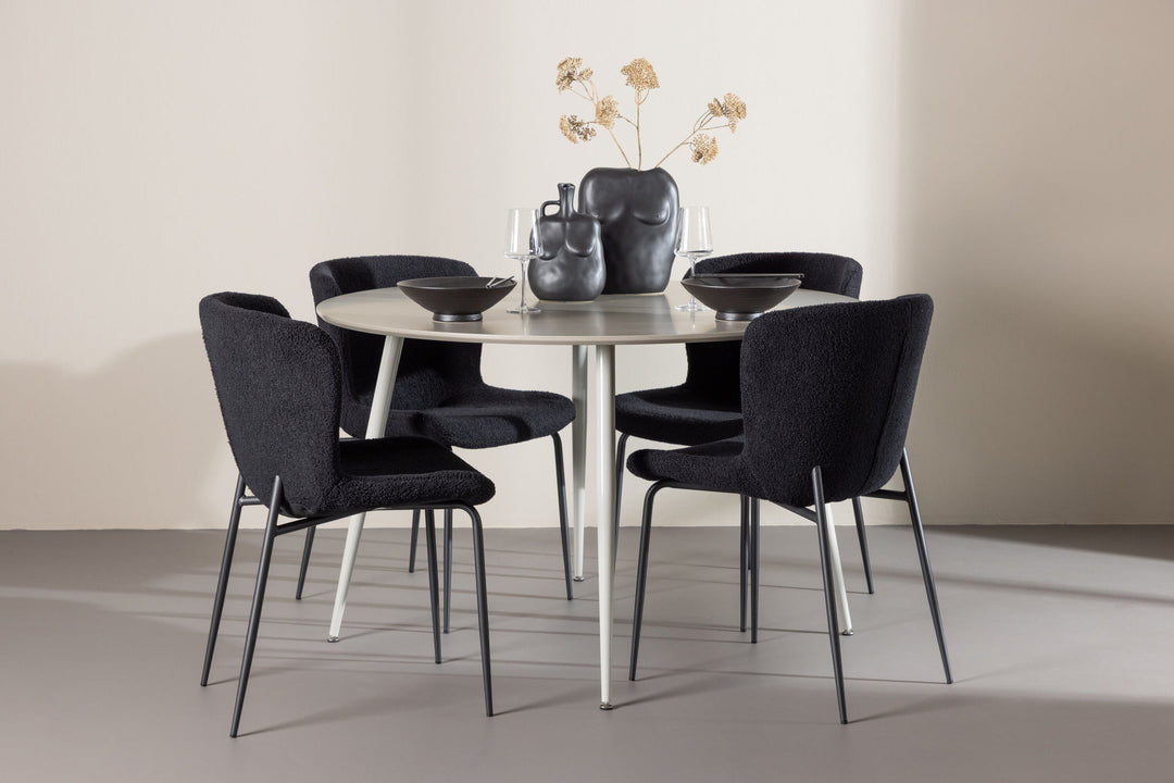 Venture Home Plaza Dining Table with Modesto Dining Chair