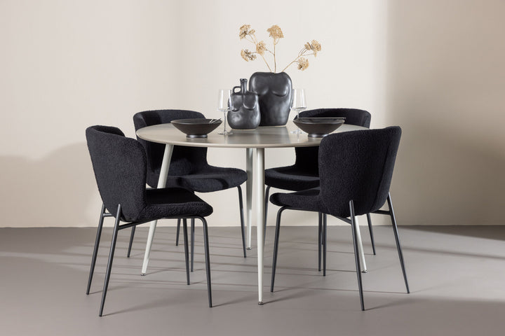 Venture Home Plaza Dining Table with Modesto Dining Chair