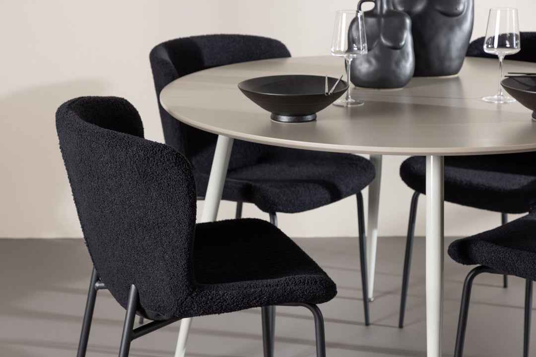 Venture Home Plaza Dining Table with Modesto Dining Chair