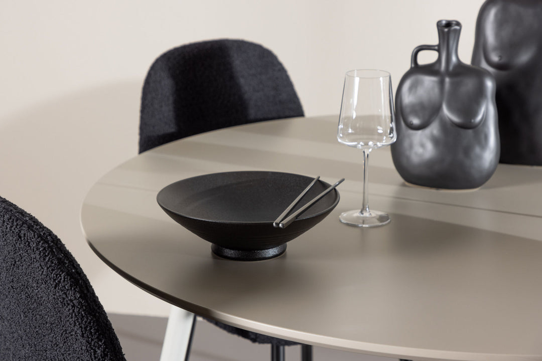 Venture Home Plaza Dining Table with Polar Dining Chair