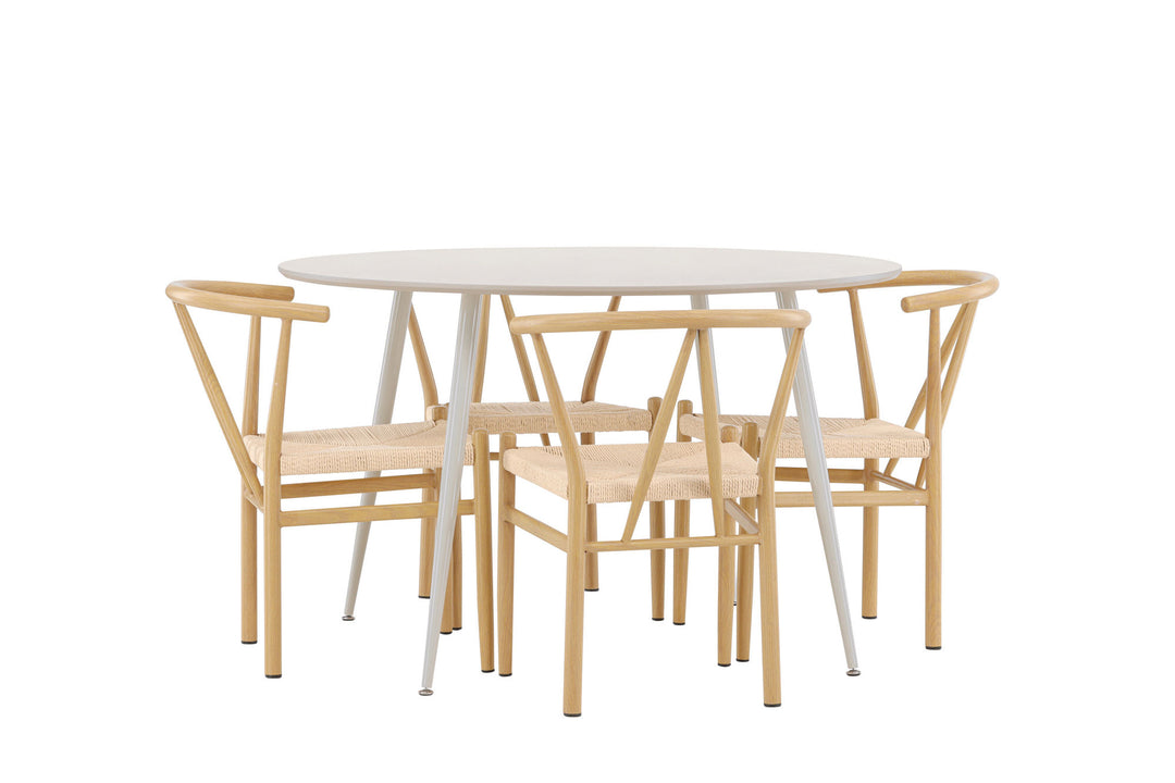 Venture Home Plaza Dining Table with Alfons Dining Chair